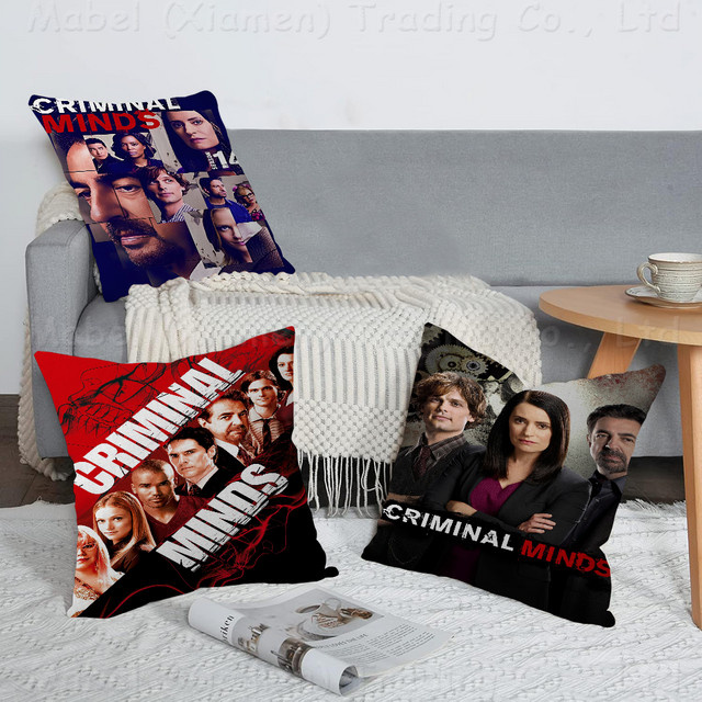 Beast Kingdom Criminal Minds Personalisiertes Kissen mit Bild und Text, Multicolour, B/B: 45 x 45 cm - Bild 1