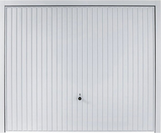 Hörmann Schwingtor aus Stahl in Verkehrsweiß, Breite: 250 cm, Höhe: 200 cm - Bild 1