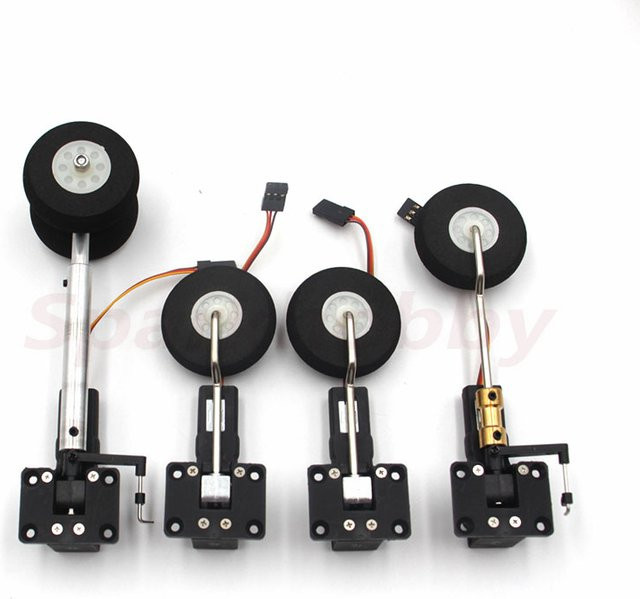 Sparkhobby Wurm mit Lenkung Dämpfung Versenkbare Fahrwerk Digital Servoless Metall für Feste-flügel Bord Flugzeug DIY - Bild 1