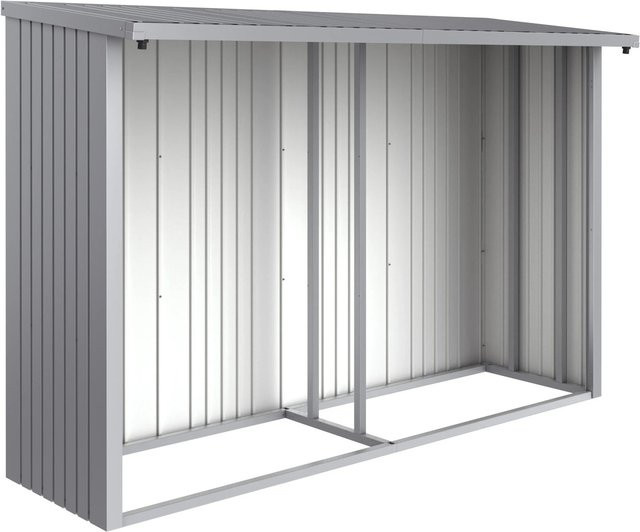 Biohort Rückwand für WoodStock 300 in Silber-Metallic und Grau, B/H/T: 288,6 x 196,5 x 1,1 cm - Bild 1
