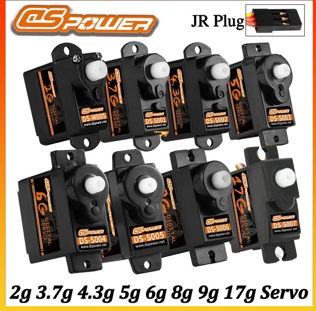 DSPOWER Digital Servo, mit Kunststoffgetriebe - Bild 1