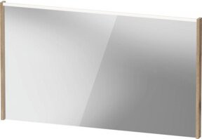 Duravit LED-Badspiegel D-Code 2.0 in Ei Marmor mit Lichtfeld oben, B/H/T: 120 x 70 x 5 cm - Bild 1