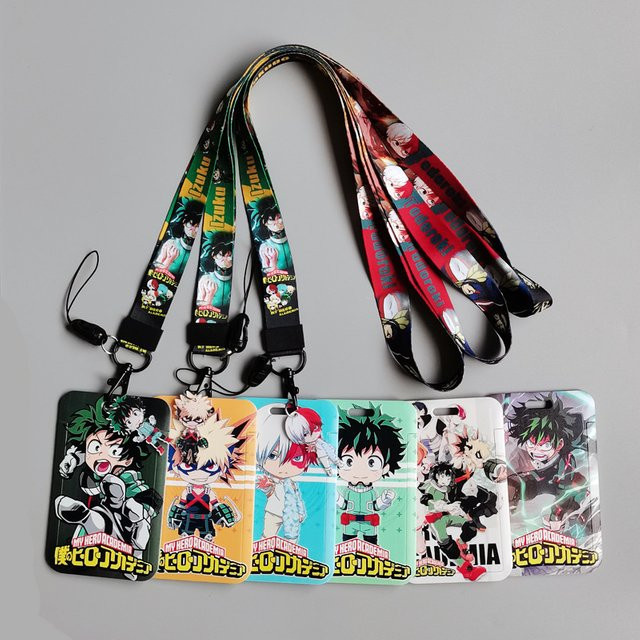 Crunchyroll My Hero Academia Deku All Might Kartenhalter, Handy-Schlüsselband - Bild 1