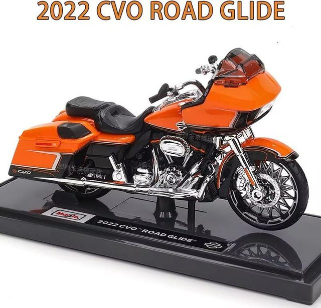 Maisto Harley Cvo Road Glide, Sportmotorrad Modell, 1:18, Metall, ab 18 Jahre - Bild 1