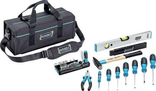 Hazet 191T-5/51 Universal Werkzeugtasche bestückt, Schwarz, L x B x H: 45 x 20 x 18 cm - Bild 1