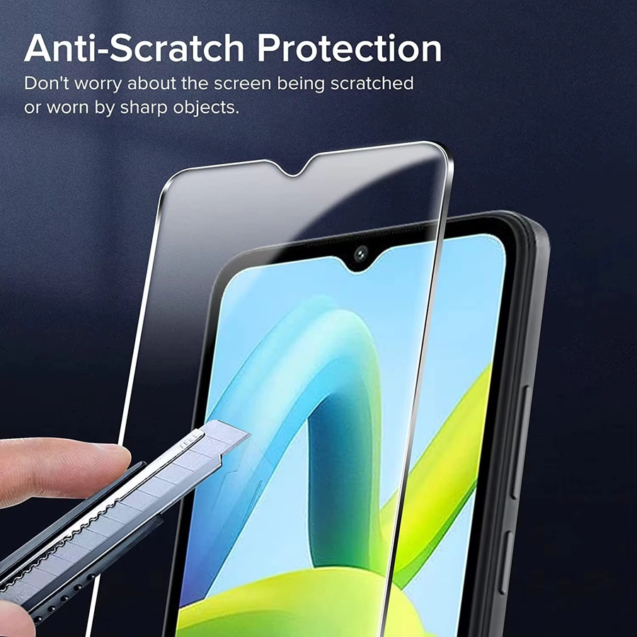 2er-Set Panzerglas Displayschutz für Xiaomi Redmi Note Serie (15 Pro 5G, 14, 13, 12, 11, 10, 9, 15C, 14C, 13C, 12C, 10C, 12R, 10S, 14S, 15R) transparent - Bild 4