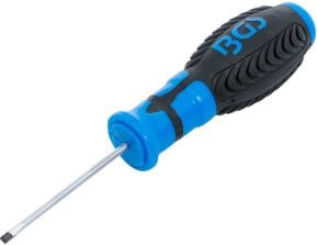 BGS Schraubendreher Schlitz 3 mm Klingenlänge 60 mm 4928 blau - Bild 1