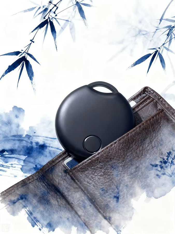Vivilife Smart Tag Location Tracker in Schwarz für Apple Find My und iOS mit Bluetooth Sprachortung - Bild 7