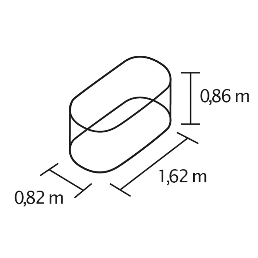 Vitavia Hochbeet Terra 858 Modell Basic in Schwarz aus Stahlblech - Bild 3