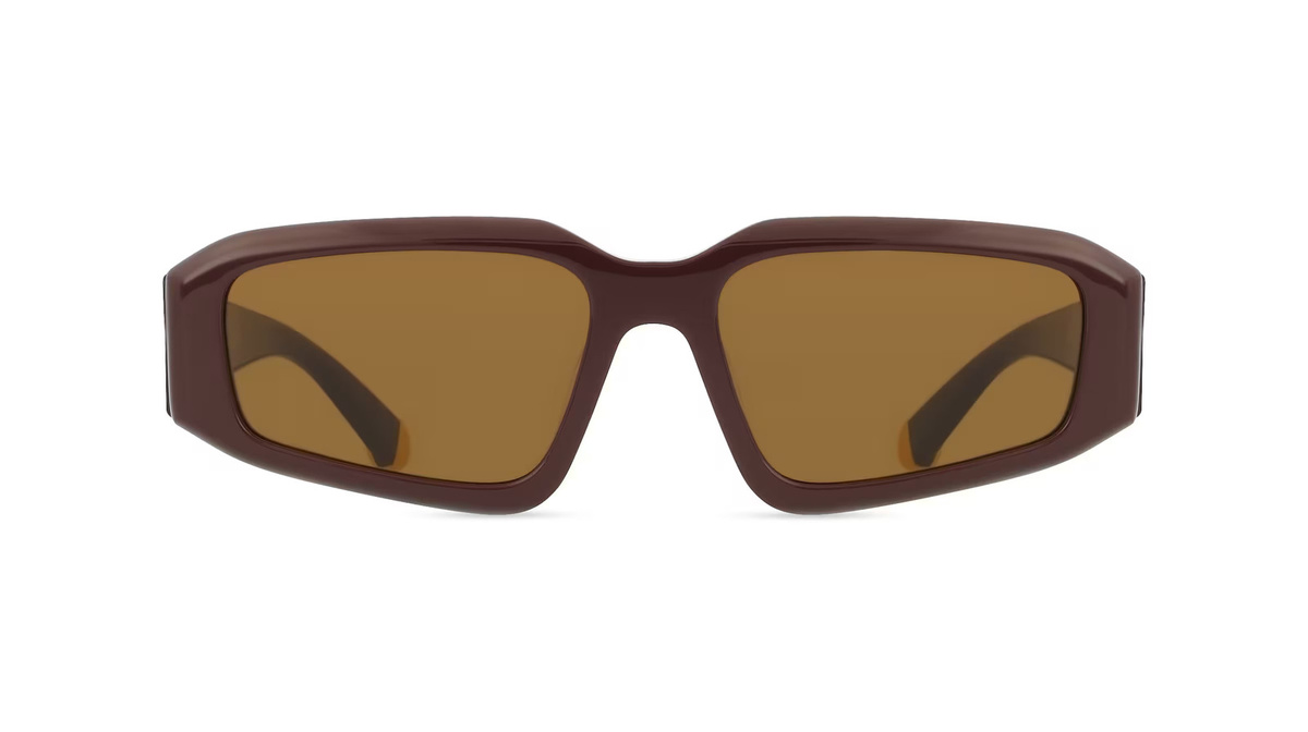 Stella McCartney Sonnenbrille, Vollrand, Quadratisch, Kunststoff-Gestell, braun, Damen - Bild 1