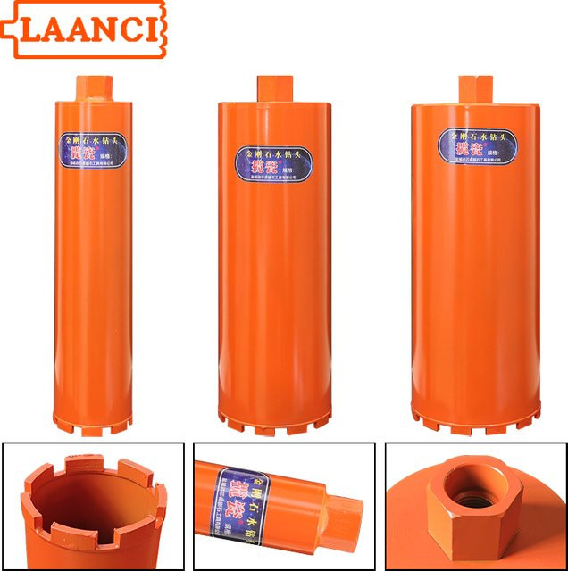 LAANCI Diamant-Kernbohrer mit M22-Gewinde für Stahlbeton, Bohrweite: 27-500 mm, Gesamtlänge: 400 mm - Bild 1