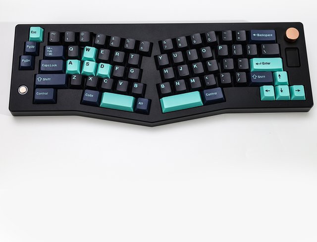 KBDiy GMK Hammerhead Dark Keycaps im Cherry Profile, PBT Double Shot Keycaps für mechanische Gaming-Tastaturen mit MX Switches, Mehrfarbig - Bild 1