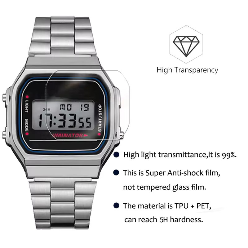 3er-Set YIFILM PET Displayschutzfolie Transparent für A158WA A168WA AE1200 AE1400 AQ230 LA670 LA-20WH W800H-1AV B650WC B640WC - Bild 3