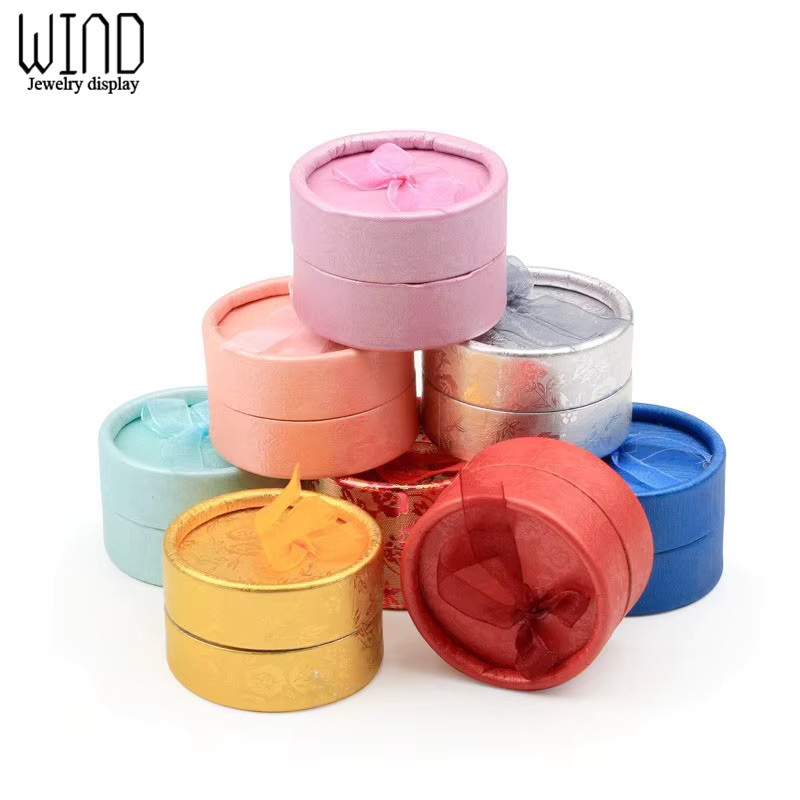 Lesaiyarr Schmuckbox Set für Ringe und Ohrringe, 24er Pack, Multicolor, B/T: 5,5 x 3,5 cm - Bild 1