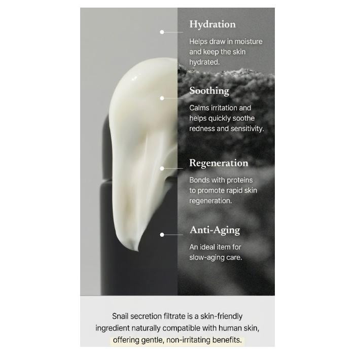 MIZON Schnecken-Regenerations-Gel-Creme, 45 ml, mit Schneckensekretfiltrat - Bild 2