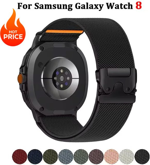 FancyWrist Uhrenarmband Textil, Schwarz, Unisex - Bild 1