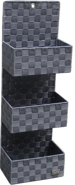POCOline Wandkorb aus Nylon in Grau, B/H/L: 15 x 75 x 25 cm - Bild 1
