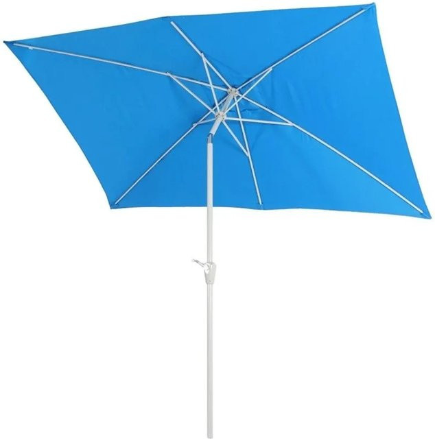 MCW Sonnenschirm Castellammare, rechteckiger Gartenschirm in Blau, neigbar, B/B/H: 300 x 200 x 300 cm - Bild 2