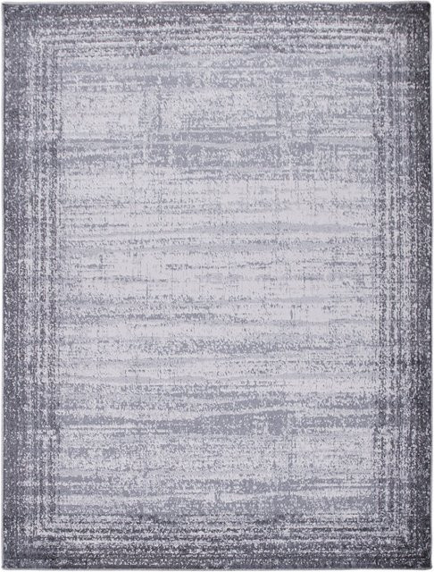 Vintage Teppich Catalina in Grau mit abstraktem Design, pflegeleicht und fußbodenheizungsgeeignet, Breite: 160 cm, Tiefe: 220 cm - Bild 1