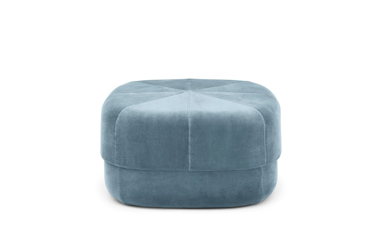 Normann Copenhagen Circus Hocker in Blau mit Veloursstoff - Bild 2