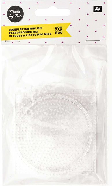 Rico Design Mini-Bügelperlen Legeplatten Mix 2-teiliges Set - Bild 1