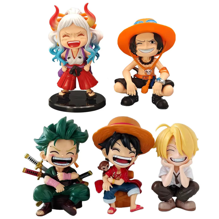 Bandai One Piece Luffy, Action-PVC-Figur, sitzende Position - Bild 2