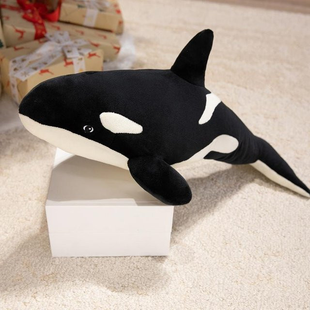 Yiran toy Delfin Plüschtier, Schwertwal Orcinus Orca, ab 14 Jahren - Bild 1