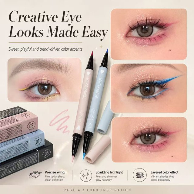 Herorange Dual-End Eyeliner - Bild 1