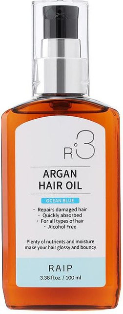 RAIP R3 Arganöl Haar-Essenz Ocean Blue, 100 ml, Trockenes Haar - Bild 1