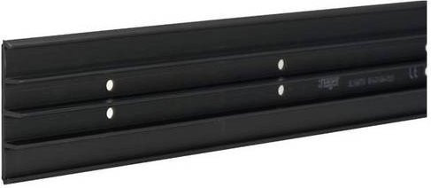 Hager Aufbodenkanal Unterteil SL180751 Schwarz B: 7,5 cm, H: 1,8 cm, L: 200 cm - Bild 1