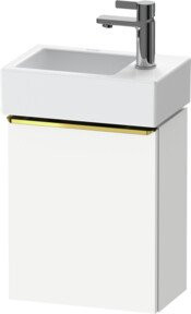 Duravit Waschtischunterschrank D-Neo in Weiß Hochglanz, Wandmontage, 1 Tür, B: 36,4 cm, T: 22,2 cm, H: 44,0 cm - Bild 1