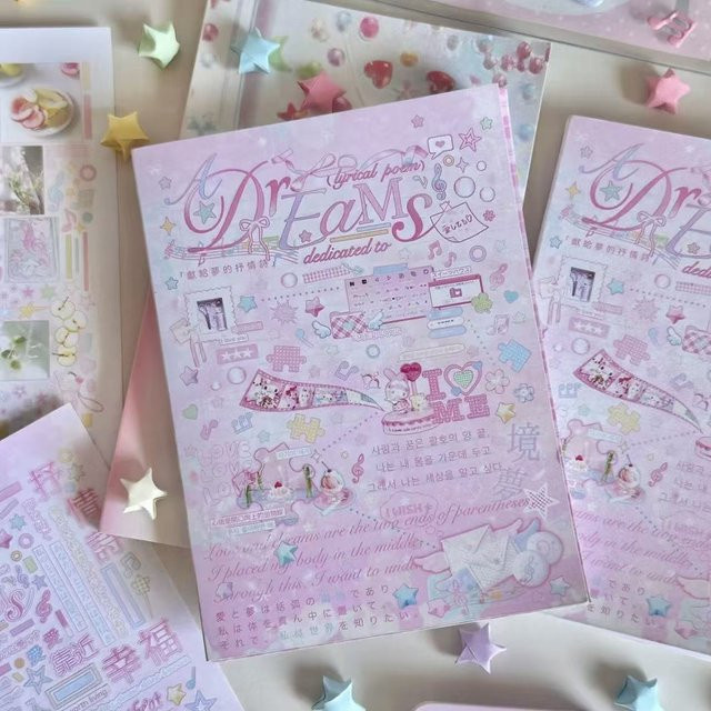 Bunter Animationsaufkleber als DIY-Handbuch für Schüler aus Papier - Bild 1