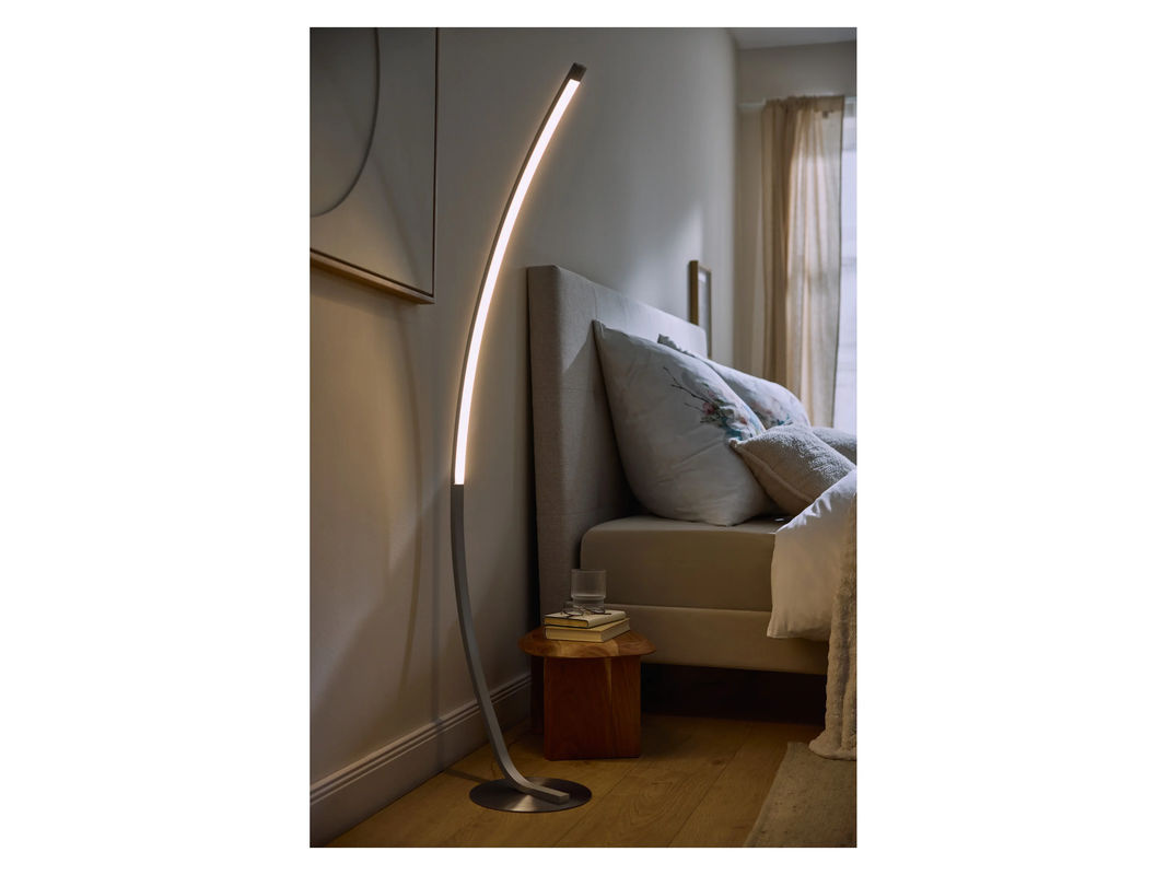 LIVARNO LED Stehleuchte Bogen in Schwarz mit Dimmer und Touch-Funktion - Bild 2