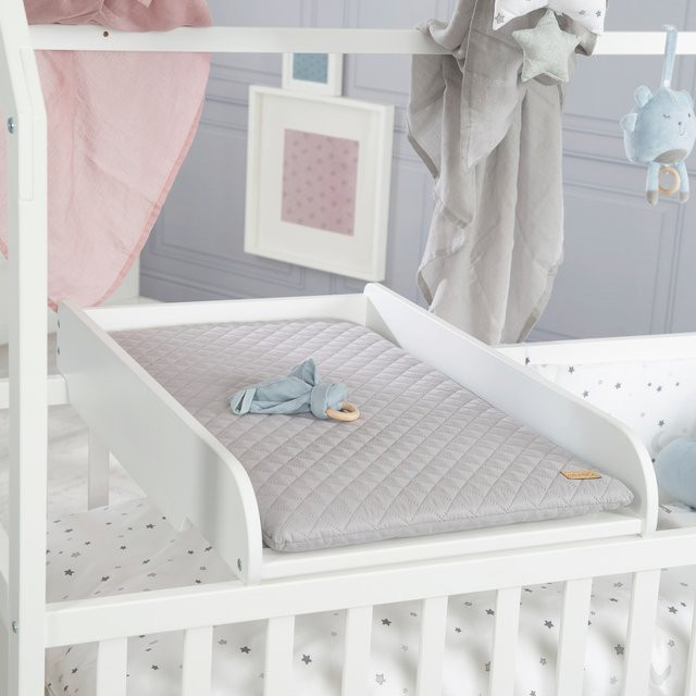 Roba Wickelplatte Style in Grau und Weiß für Babys - Bild 1