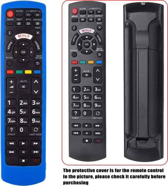 Silikonhülle für Panasonic Universal-Fernbedienungen in Schwarz - Bild 1