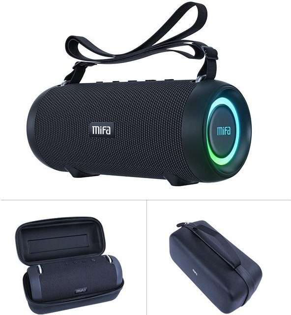 mifa A90 Bluetooth-Lautsprecher in Schwarz mit 60 W Ausgangsleistung und Klasse-D-Verstärker - Bild 1