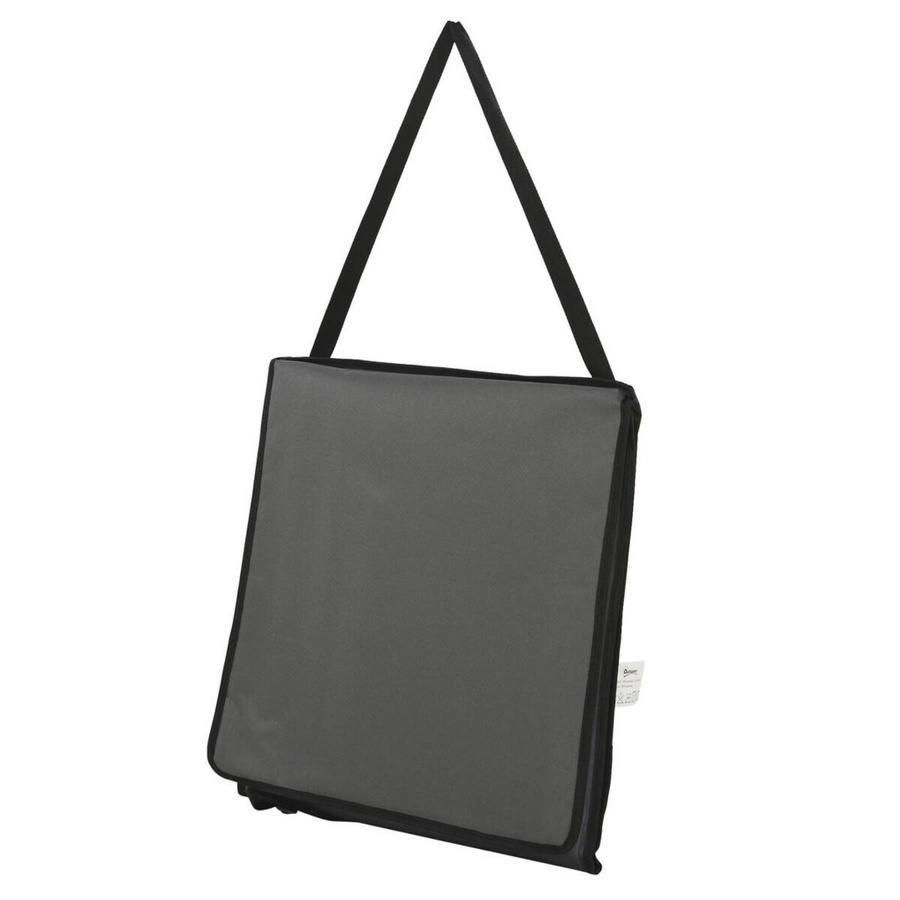Outsunny 2er-Set Strandliegen aus grauem Oxford-Polyester und pulverbeschichtetem Stahl, B/H/L: 51 x 40 x 142 cm - Bild 2