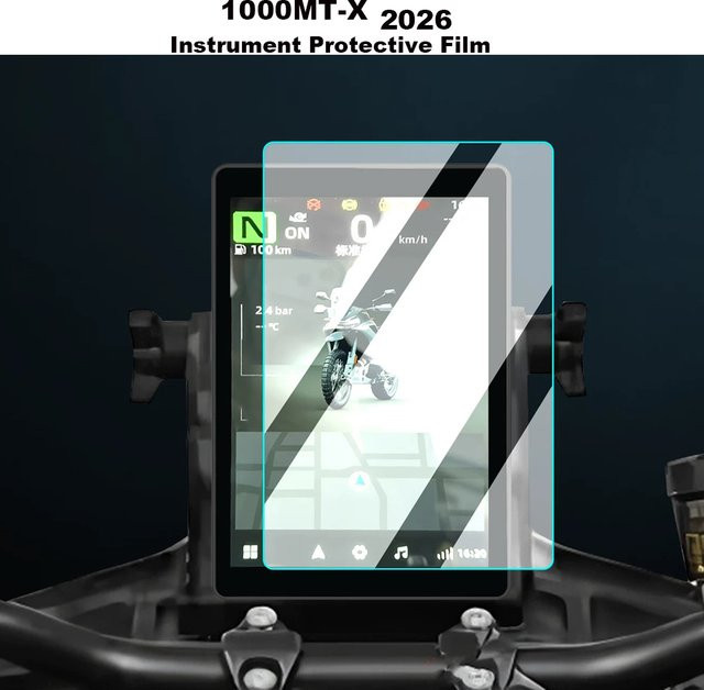 CFMOTO 1000MT-X Instrumenten-Displayschutzfolie transparent - Bild 1