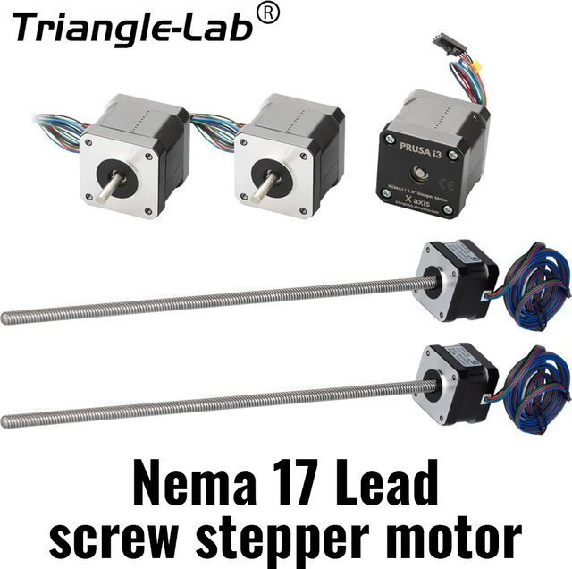 Trianglelab Nema17 Gewindespindel-Schrittmotor Kit für Prusa I3 MK3 MK3s 3D-Drucker - Bild 1
