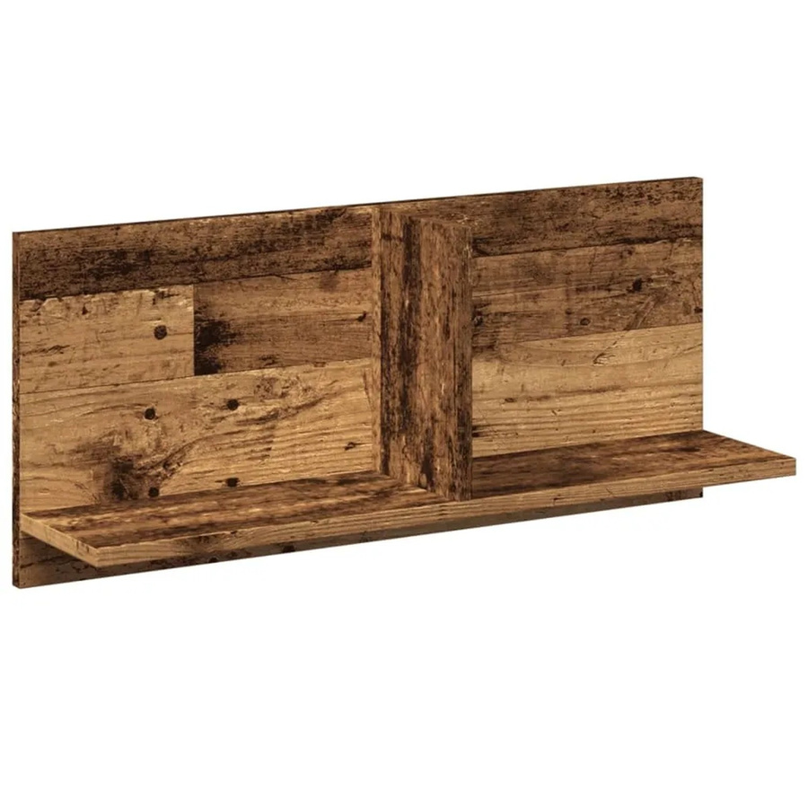 vidaXL Wandschrank aus Holzwerkstoff in Altholz-Optik, Braun, B/H/T: 70 x 16,5 x 30 cm - Bild 2