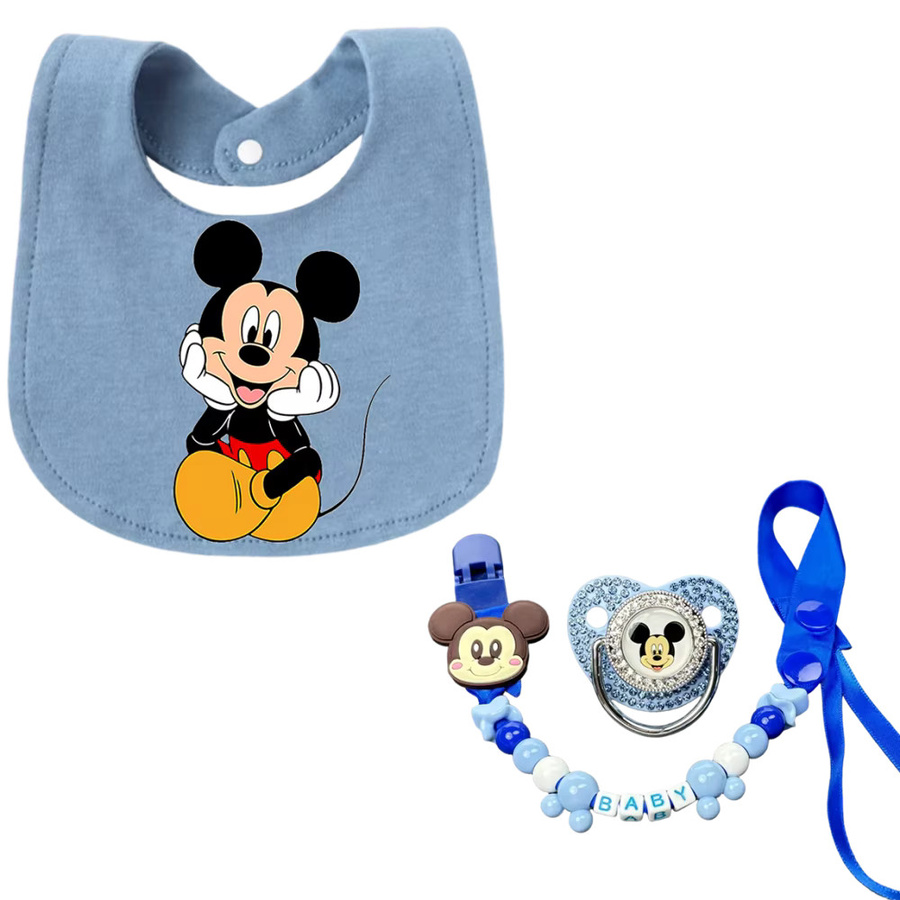 Disney Baby-Schnullerhalter mit Clip in Blau, BPA-frei - Bild 1