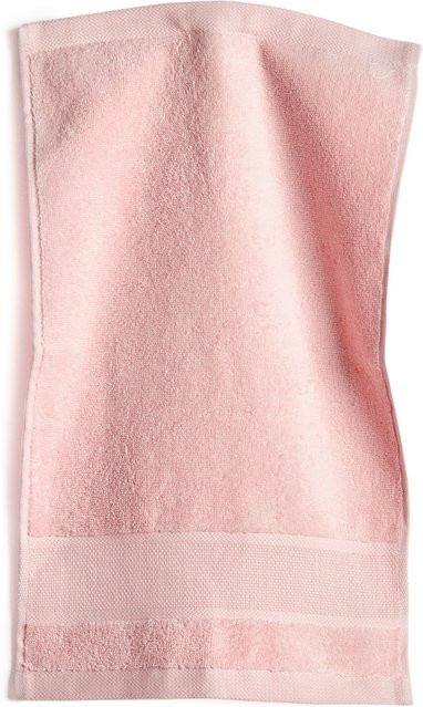 Rico Design Gästehandtuch aus Bio-Baumwolle in Pink, GOTS-zertifiziert und flauschig - Bild 1
