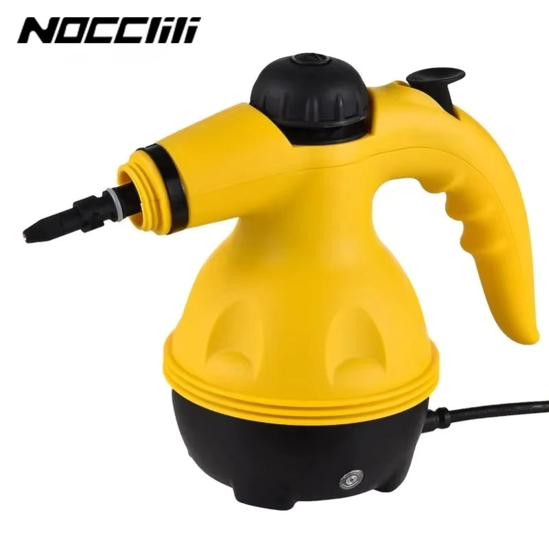 NOCCLILI Handdampfreiniger mit 1500W für Küche, Bad und Auto in Gelb - Bild 3