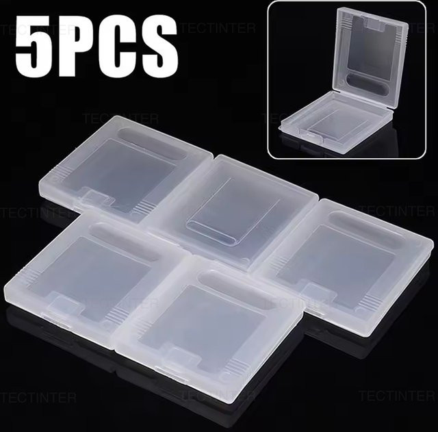 Schutzhüllen aus Kunststoff für Nintendo Game Boy, Game Boy Color und Game Boy Pocket als Aufbewahrungsbox für Spielkassetten - Bild 1
