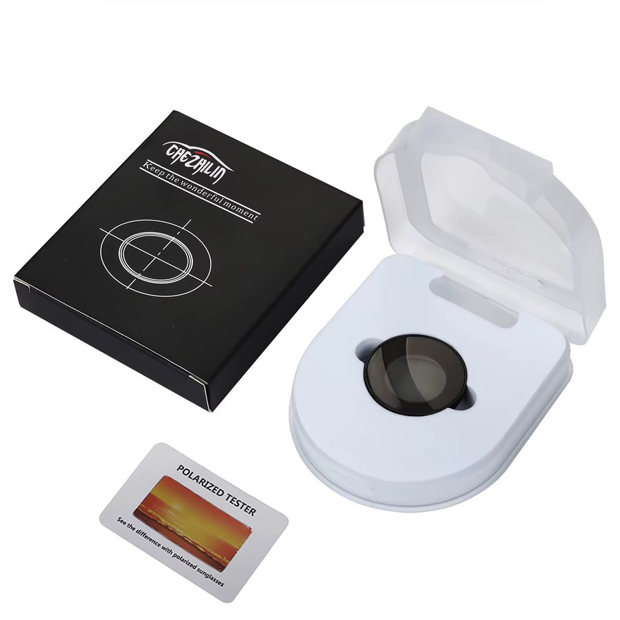 DDPAI N5 Dual HD Objektiv Staubschutz und Blendschutz CPL Filter mit statischen Aufklebern in Schwarz - Bild 3
