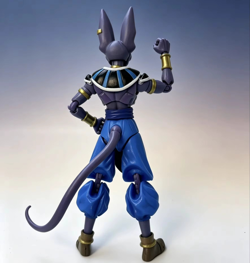 Bandai Dragon Ball SHF Gott der Zerstörung Beerus-Figur, ab 15 Jahren - Bild 2