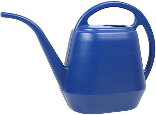Three Body Gießkanne aus Kunststoff mit Komfortgriff und langem Ausguss, Blau, 4 l - Bild 1