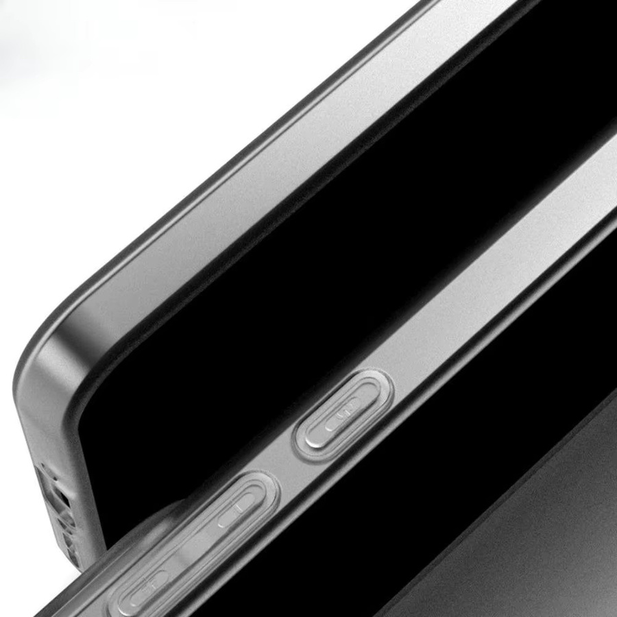 Stoßfeste TPU-Softcover Handyhülle für OnePlus 15T 15 13 12 T/R Turbo 6V, mattiert und halbtransparent in Schwarz, kompatibel mit MagSafe Charging - Bild 4