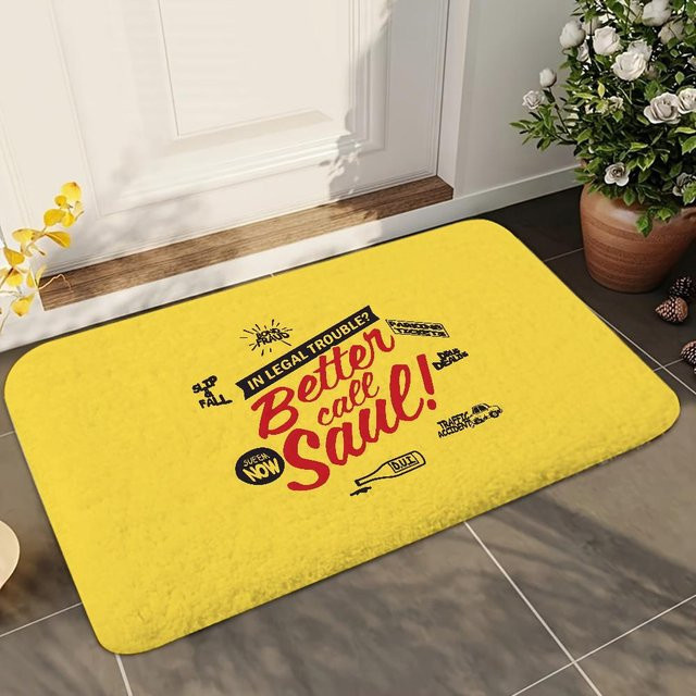 Better Call Saul Badezimmer-Absorptionsmatte von MINISO, gelb, B/T: 80 x 50 cm - Bild 1
