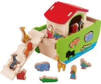 eichhorn Arche Noah Steckspiel Arche Geschicklichkeitsspiel bunt / mehrfarbig ab 1 Jahr - Bild 1